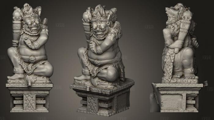 Bali Statue_2 stl model for CNC